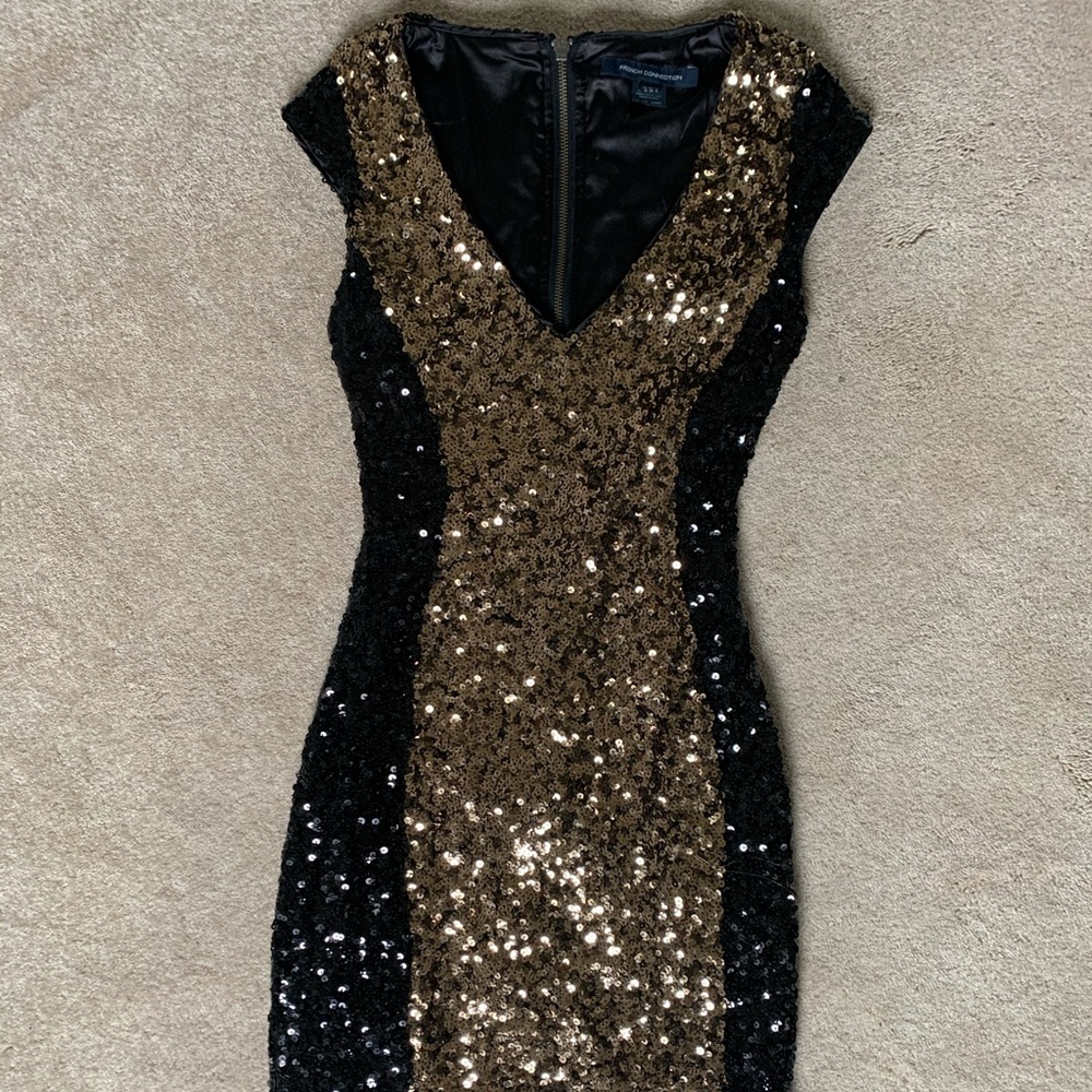 French Connection sparkle party dress